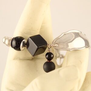 Sterling silver beaded bracelet